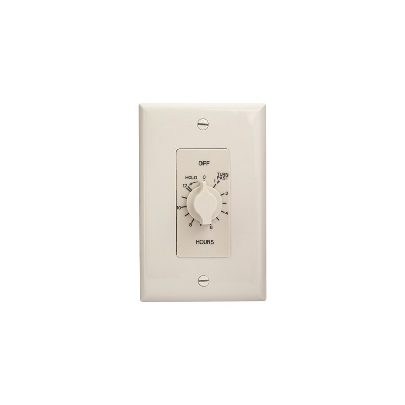 A Series Springwound Auto Off in-Wall Time Switch with Hold,
