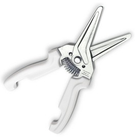 JERO Spring Assisted Stainless Steel Kitchen Shears with Holder - Perfect For Herbs, Floral Trimming and Kitchen Use - Made In Portgual - Make Cutting Easier For Weak Or Tired Hands