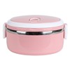 Portable Stainless Steel Insulated Lunch Container Keep Food Warm, Lunch