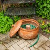 Gilbert &amp; Bennett metal 150 ft. bird motif hose holder
