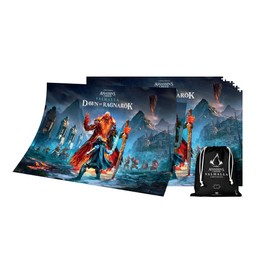 Assassin's Creed Valhalla: Dawn of Ragnarok | 1000 Piece Jigsaw Puzzle | Includes Poster and Bag | 68 x 48 | for Adults & Kids Age 14 Years Up | Perfect for Christmas and Birthday Gift | Game-Artwork