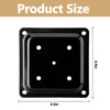 4 Pcs Wood Post Plate Connector, 4" x 4" Wood