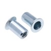 M6 Blind Rivet Nuts, Countersunk Head Round Body Open-ended Threaded