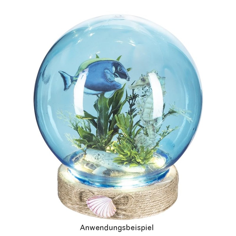 Ideen mit Herz LED Wooden Pedestal Round with Ball Diameter