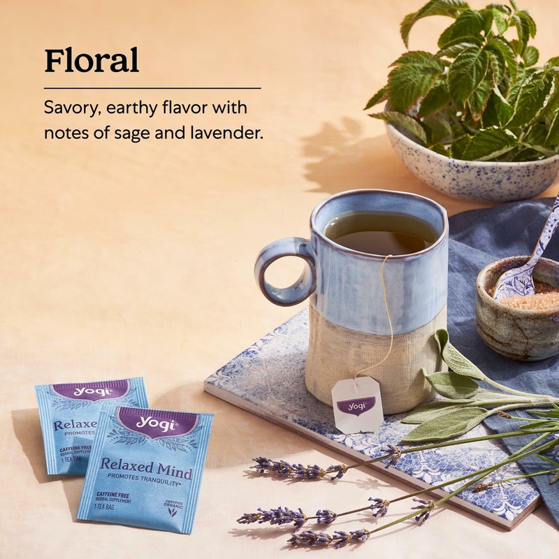 Yogi Tea Relaxed Mind Tea - 16 Bags per Pack