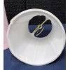 NEW Cream Chandelier Mini Shade CLIP-ON Shantung Silk Bell Softback