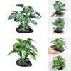 Vtapliea 4PCS Aquarium Plants Betta Fish Tank Decorations Small Size