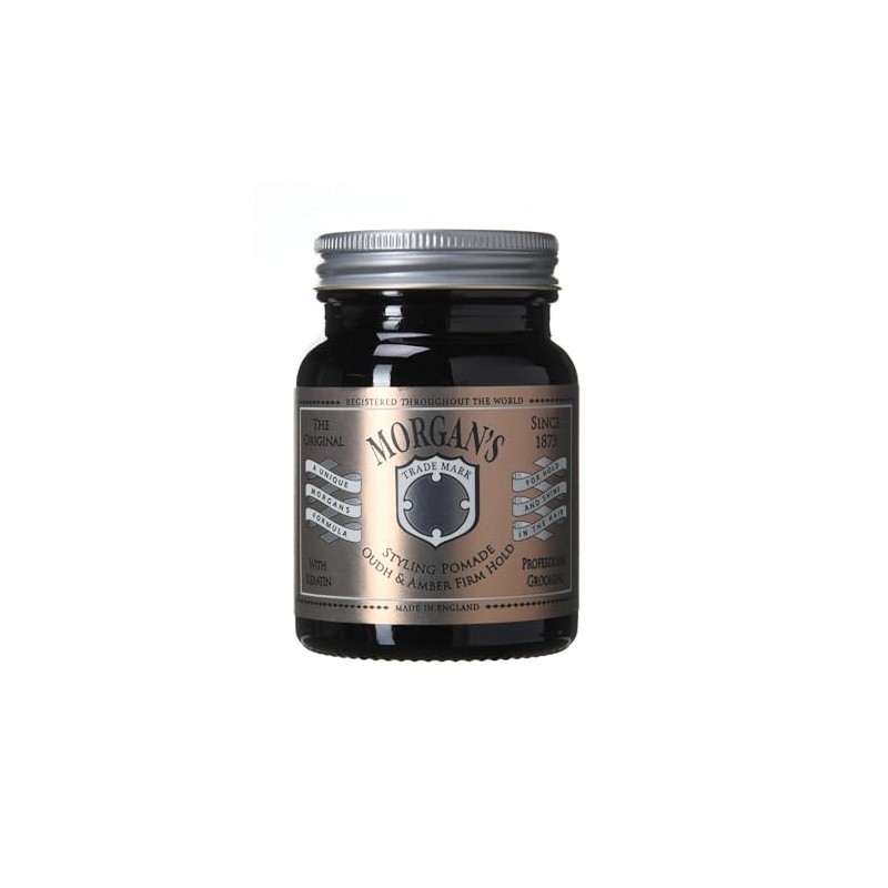 Morgan's Pomade Oudh Amber Strong Hold Pomade 100g