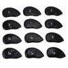 Golf Iron Head Covers, 12Pcs PU Golf Head Covers with