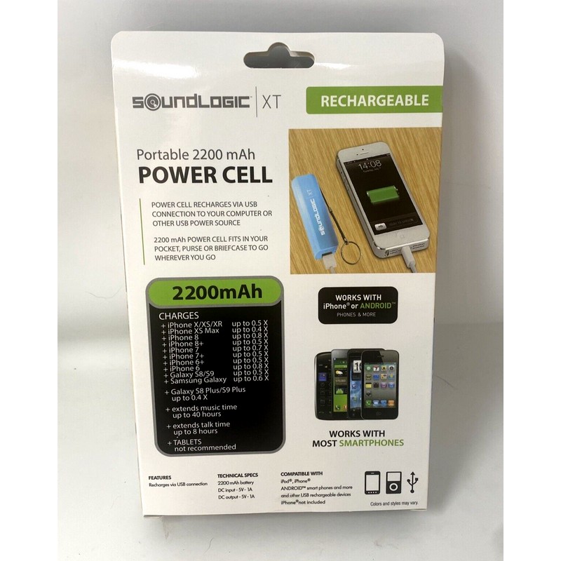 soundlogic XT 2 SoundLogic XT Rechargeable Portable 2200 mAh POWER