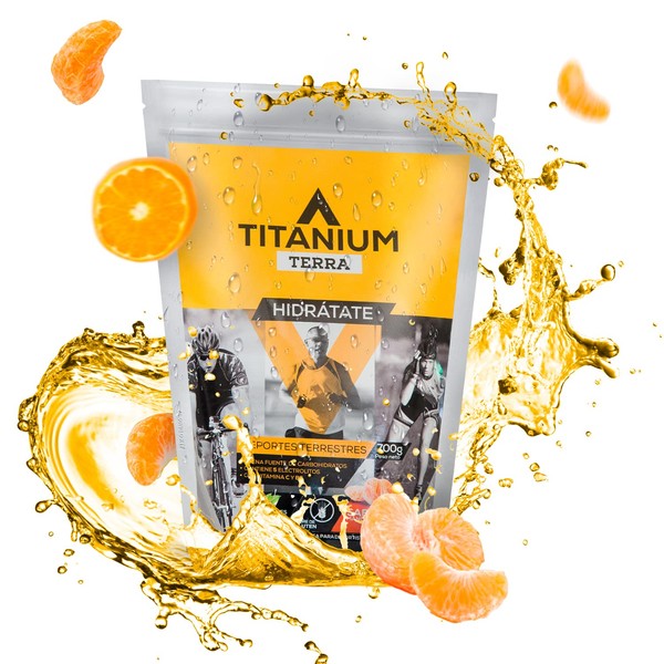 TITANIUM Terra Prime Hydration Drink Mix - Carbohydrate Powder & Electrolyte Mix - Sports Drink Powder for Cycling, Running, Triathlon, Hiking (25.2 oz, 30 Servings) - Endurance Drink - Gluten Free