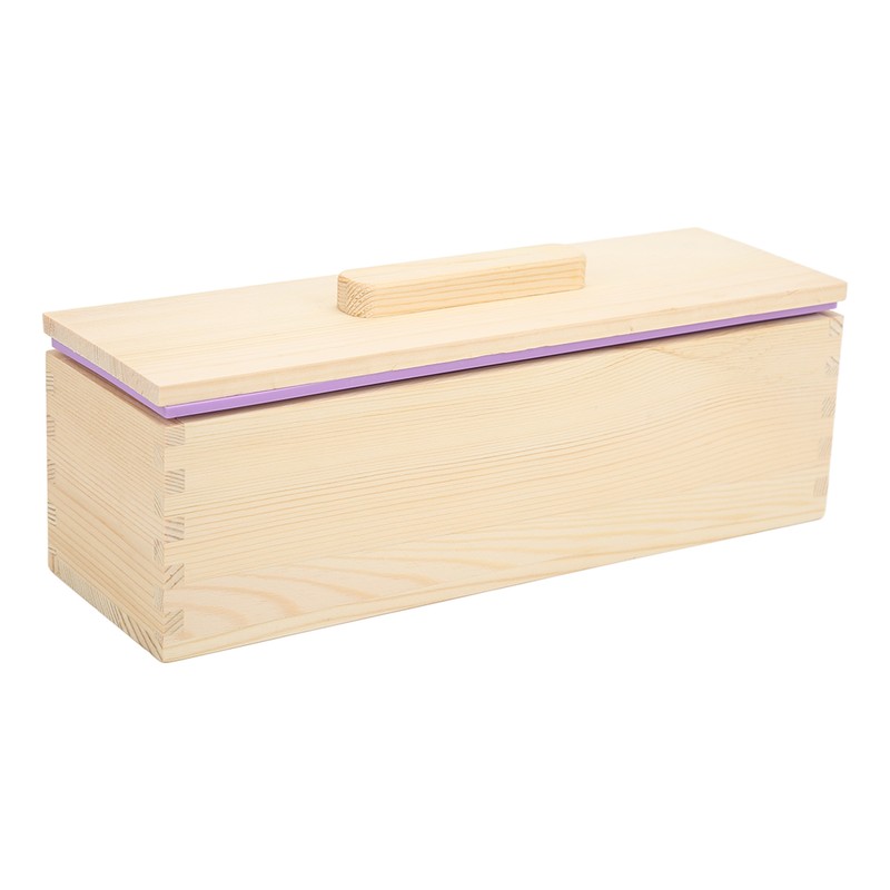 Soap Loaf Mold Flexible Purple Silicone DIY Hand Made Soap