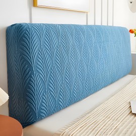 JOKIVTOU Solid Jacquard Fabric Headboard Covers Slipcover,Stretch Bed Headboard,Bed Head Cover Slipcover Backrest Cover Headboards Beds Cover Protective Universal Dustproof Modern