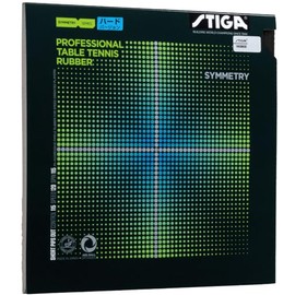 STIGA 1710180118 Table Tennis Rubber Tension Table Soft Symmetry Hard Version Black Medium Thickness