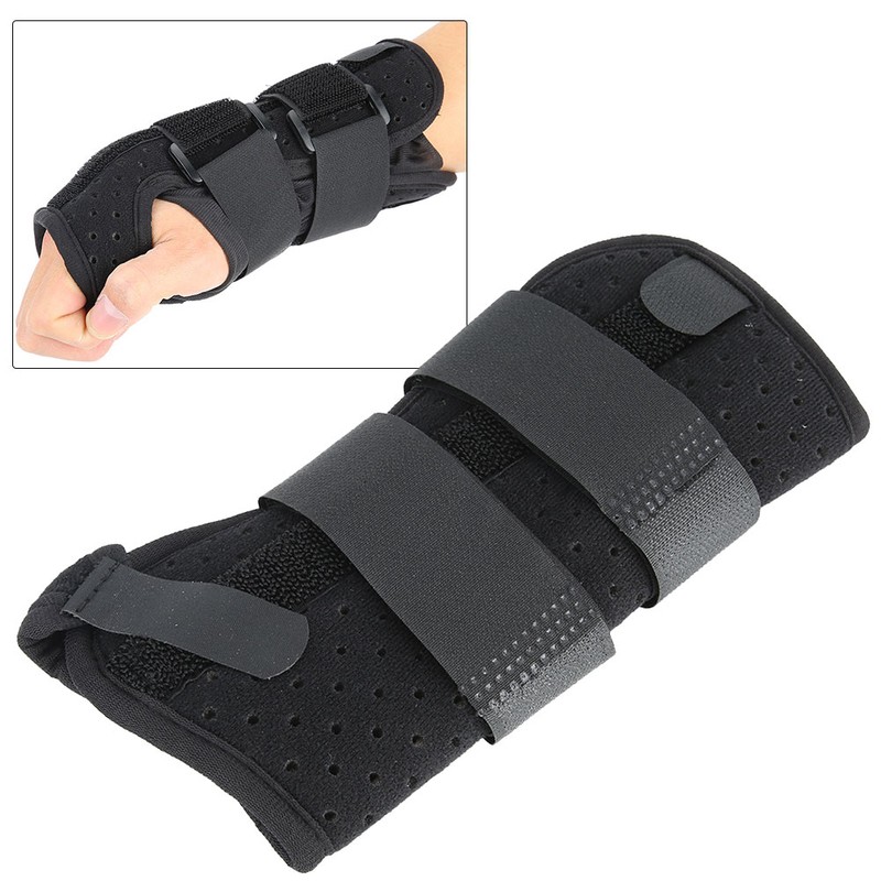 Aluminum Splint Carpal Tunnel Wrist Brace Protective Support Breathable Sprain