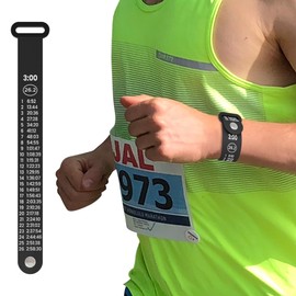 BibBoards Marathon Pace Band Full Marathon 3:10 - Your Personal Pace Coach for Races, Training - Waterproof, Lightweight Race Pace Band to Crush Goals - Running Accessories for Half & Full Marathons