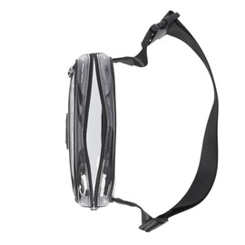 Bolsa de Cintura Transparente Multisac Aprobada para Estadio Bolsa de Mano Transparente Riñonera de Cinturón Bolso Cruzado Bolso Bandolera Concierto D