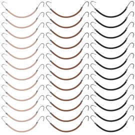 Sibba 36 Pieces Elastic Hook Hair Tie Hooks Hair Cord Bungee Hair Ties Styling Ponytail Holder for All Hair Types