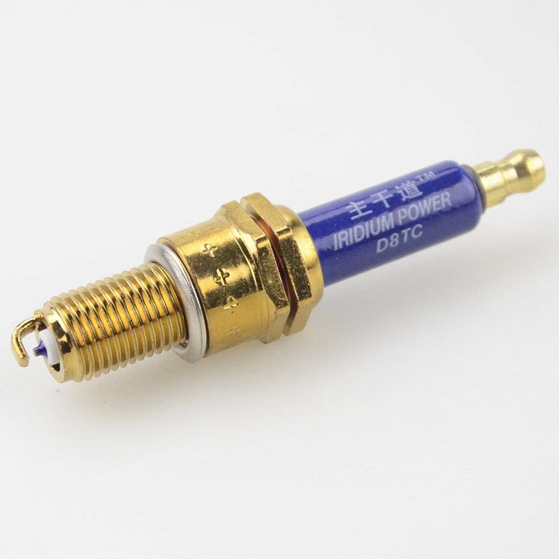 GOOFIT 10pcs/set D8TC Spark Plug Set Iridium Power Spark Plug