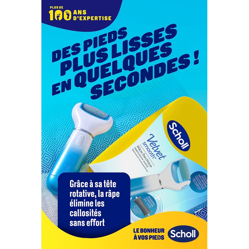 Scholl Velvet Smooth Electronic Foot File with Marine Minerals