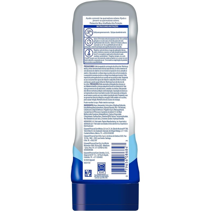 Banana Boat Advanced Protection Protector Solar 50 FPS Loción de