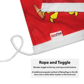 Wessex Small DuraFlag Rope and Toggled 3ft x 2ft Premium Quality Flag 90cm x 60cm