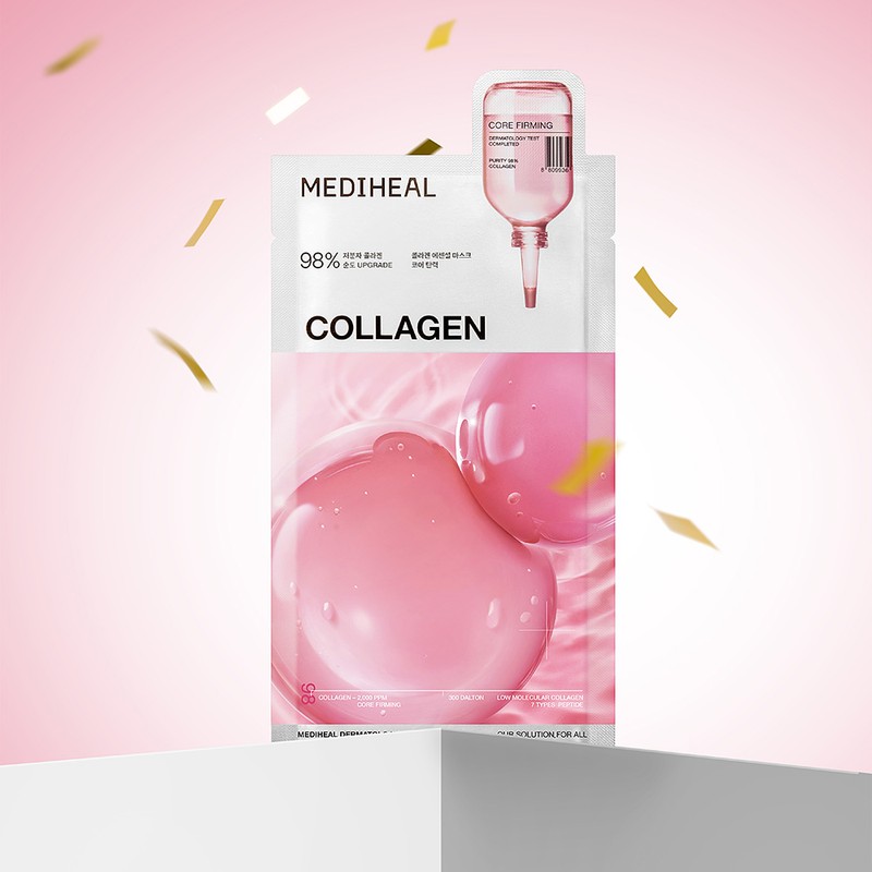 메디힐 콜라겐 에센셜 마스크 코어 탄력 240ml, 10개입, 1개 Mediheal