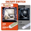 12V LED Interior Light Bar, 120LEDs 28W Led Strip Lights