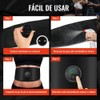 Estimulador de ABS, Cinturón de Tonificación Abdominal
