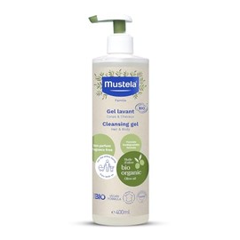 Mustela Bio Orgánico, Gel de Baño Corporal y Capilar, 400ml