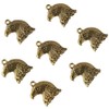 hobbyhub 100Pcs Eagle Head Shaped Charms,Alloy DIY Charms for Jewelry