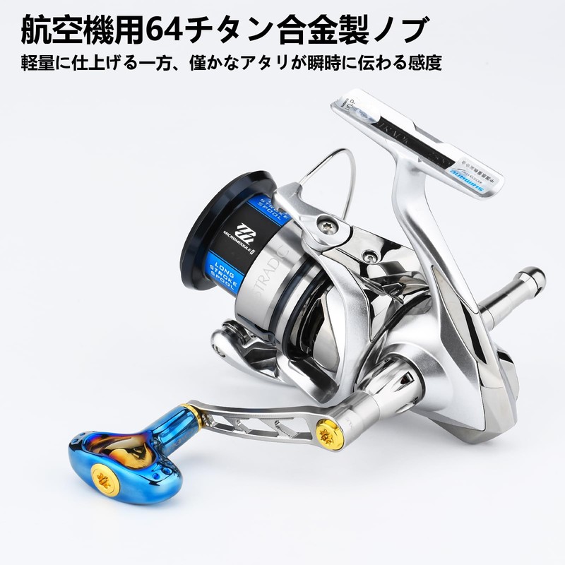 GOMEXUS T42 Handle Knob Titanium, Designed by Mr. Yugawa, Dedicated