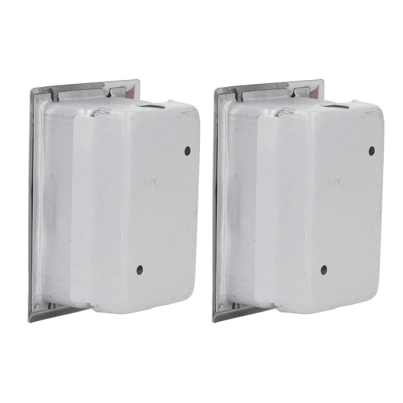 2Pcs Key Switch Box Stainless Steel Universal with Keys Accessory