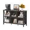FATORRI Rustic 6 Cube Storage Organizer with Shelf, Wood and