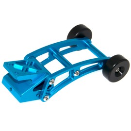 LJXSZ Wheelie Bar Compatible with MJX Hyper Go 1/14 Upgrade 14209 14210 H14BM High Speed Rc Car Aluminum Alloy Adjustable Part Replace(Blue)