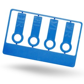 Tyre Marking Set Labeled Tyre Marking for Tyre Change Reusable Universal Suitable for All Valve Caps Wheel Markers (Blue)