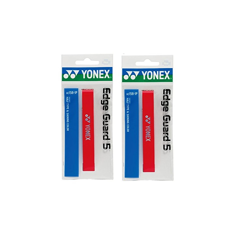 YONEX AC158-1P-001-2SET Edge Guard 5, Red, Set of 2 in