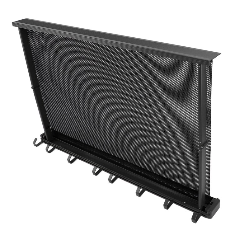 Balcony Clothes Drying Rack Wall Mounted with Mesh Surface Collapsible