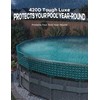 POOLHACKER 【2025 Upgrade】 21 ft Winter Pool Cover - 21ft