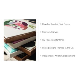 Kate and Laurel Sylvie Beaded Chestnut Horse Vintage Framed Canvas Wall Art by Mary Sparrow, 23x33 Gold, Traditional Painterly Horse Portrait Art for Wall