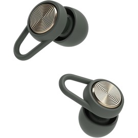 Hears Plus Tapones de Oídos para Dormir, Reducción de Ruido de 25 dB SNR, Tapones Auditivos Hipoalergénicos, Reutilizables para Viajes, Concentración, Descanso y Uso Diario - Pine Green
