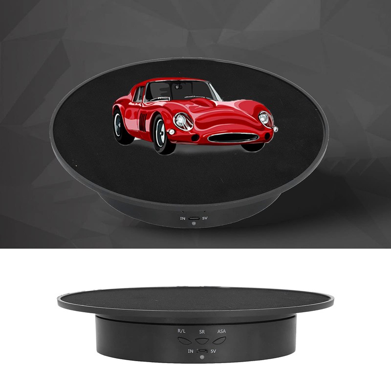 Motorised Rotating Display Stand, 20 cm Diameter, Load 8 kg,
