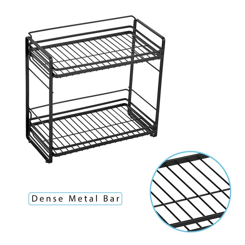 zccz 2-Tier Bathroom Countertop Organizer - Detachable Standing Rack Bathroom