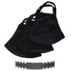 TAPRO USA Fashion 3 pack - Medium Black Face Mask