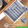 Pipishell Bamboo Expandable Drawer Organizer for Utensils Holder, Adjustable Cutlery