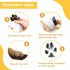 2Pcs Paw-Print Kit for Dogs,Clean Touch Ink Pads Pet Paw-Print