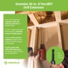 Greenlee 921-36 3/16" x 36" Quick Change D'VersiBIT Flexible Drill