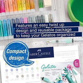 Faber-Castell Mix and Match Juego de Regalo Gelatos 28 piezas por Paquete (770161)