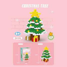 Christmas Building Blocks for Kids - 2025 Christmas 12 Days Countdown Calendar Gift Box - STEM Toy Christmas Gifts - For Ages 10+:_Christmas tree