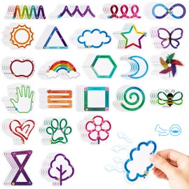 H1vojoxo 120PCS Breath Anxiety Sensory Stickers Tactile Deep Breathing Stickers for Kids Adult Anti Stress Textured Fidget Stickers for Anxiety Sensory Stickers Different Texture for Phone